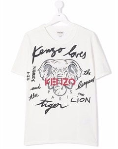 Футболка с графичным принтом Kenzo kids