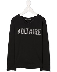 Футболка с логотипом Zadig & voltaire kids