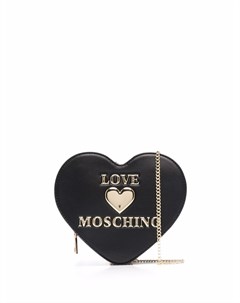 Сумка через плечо в форме сердца с логотипом Love moschino