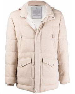 Кашемировый пуховик Brunello cucinelli