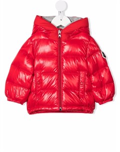 Стеганый пуховик с капюшоном Moncler enfant