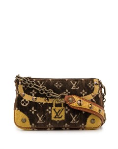 Мини сумка Pochette Accessoires pre owned с эффектом тромплей Louis vuitton