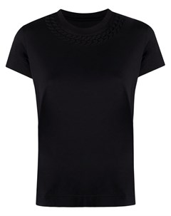 Футболка из джерси с тиснением Givenchy