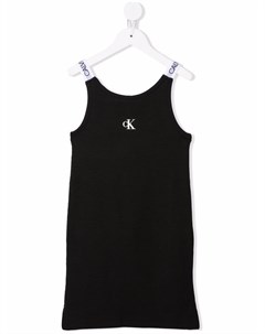 Платье из джерси с логотипом Calvin klein kids