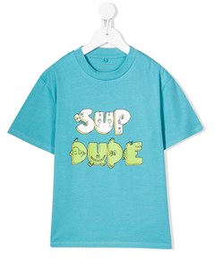 Футболка с принтом Sup Dude Stella mccartney kids