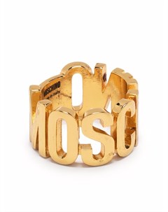 Кольцо с логотипом Moschino