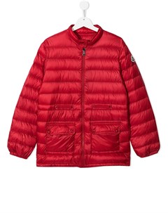 Пуховик с воротником стойкой Moncler enfant