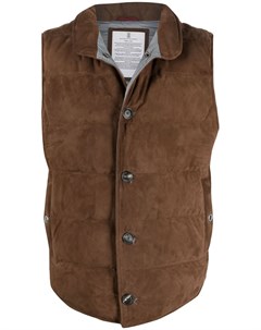 Дутый жилет Brunello cucinelli