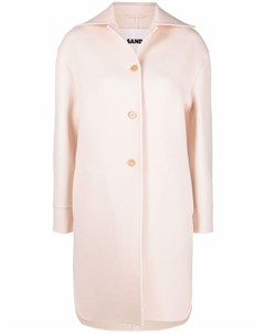 Однобортное пальто Jil sander