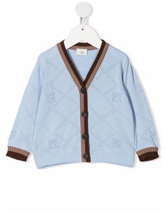 Кардиган рыхлой вязки логотипом FF Fendi kids