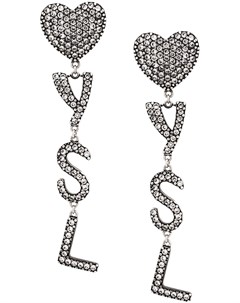 Серьги с логотипом YSL Saint laurent