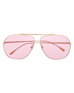 Солнцезащитные очки авиаторы с логотипом FF Fendi eyewear