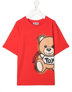 Футболка с короткими рукавами и принтом Teddy Bear Moschino kids