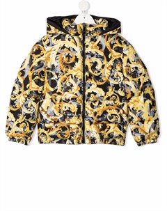 Куртка с принтом Baroque Versace kids