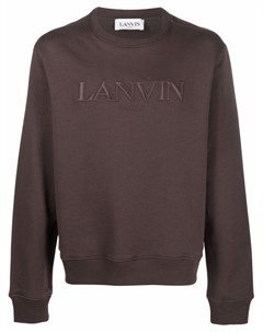 Толстовка с вышитым логотипом Lanvin