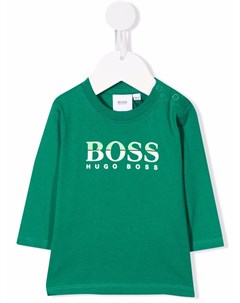 Футболка с длинными рукавами и логотипом Boss kidswear