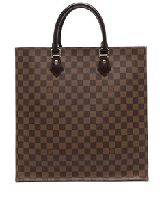 Сумка тоут Damier Ebene Sac Plat NM 2013 го года Louis vuitton