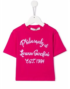 Футболка с логотипом Philosophy di lorenzo serafini kids