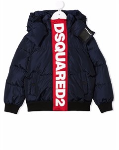 Пуховик с логотипом Dsquared2 kids