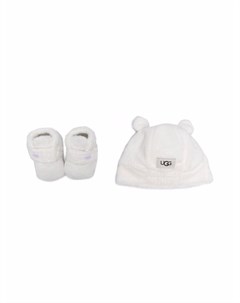 Комплект из шапки бини и пинеток Ugg kids