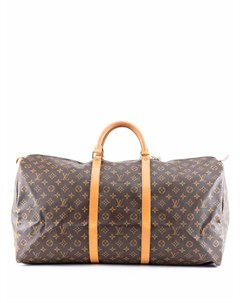 Дорожная сумка Keepall Boston 60 1990 х годов с монограммой Louis vuitton