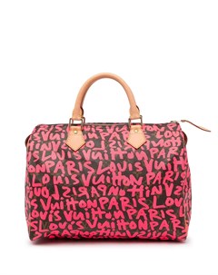 Сумка тоут Speedy 30 2009 го года из коллаборации с Stephen Sprouse Louis vuitton