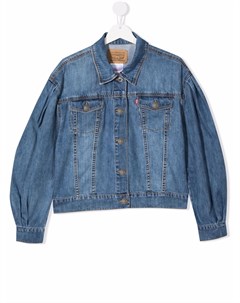 Джинсовая куртка с объемными рукавами Levi's kids