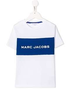 Футболка с круглым вырезом и логотипом The marc jacobs kids