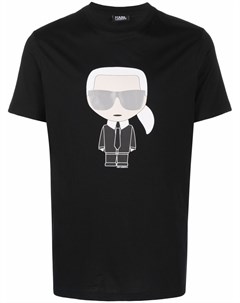 Футболка Ikonik с круглым вырезом Karl lagerfeld