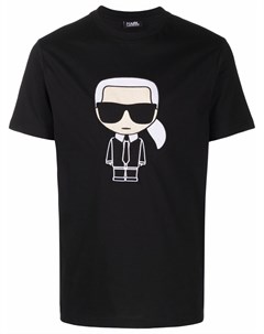 Футболка Ikonik с круглым вырезом Karl lagerfeld