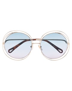 Солнцезащитные очки Carlina в круглой оправе Chloé eyewear