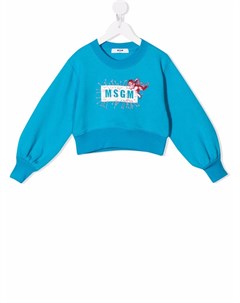 Толстовка с логотипом Msgm kids