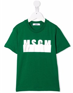 Футболка с логотипом Msgm kids