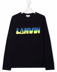 Футболка с логотипом Lanvin enfant