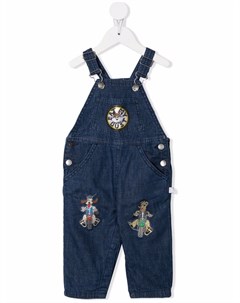 Джинсовый комбинезон с вышивкой Stella mccartney kids