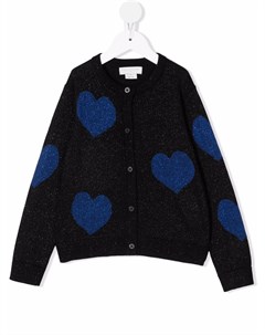 Кардиган с эффектом металлик Stella mccartney kids