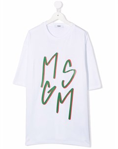 Футболка с логотипом Msgm kids