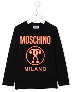 Футболка с логотипом Moschino kids