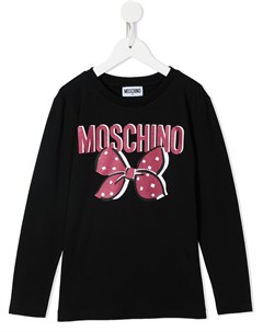 Футболка с логотипом Moschino kids