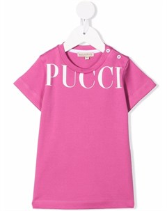 Футболка с логотипом Emilio pucci junior