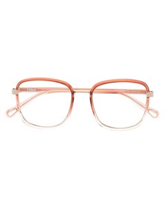 Очки в квадратной оправе Chloé eyewear