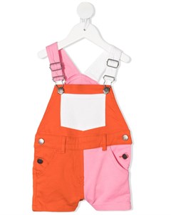 Джинсовый комбинезон в стиле колор блок Stella mccartney kids