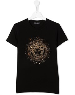 Футболка со стразами Versace kids