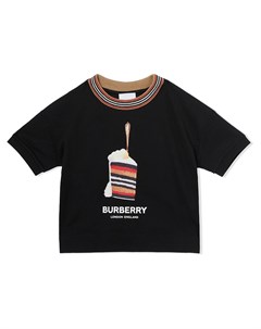 Футболка с принтом Burberry kids