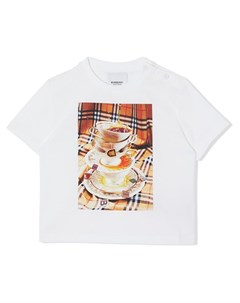 Футболка с принтом Teacup Burberry kids