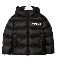 Пуховик с логотипом Dsquared2 kids