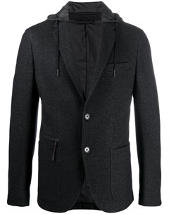 Однобортный пиджак с капюшоном Ermenegildo zegna