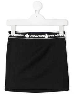 Юбка мини с логотипом Dsquared2 kids