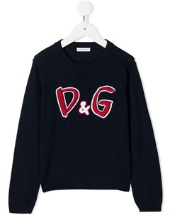 Джемпер с вышивкой D G Dolce & gabbana kids