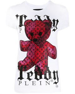 Футболка Teddy Bear с круглым вырезом и монограммой Philipp plein